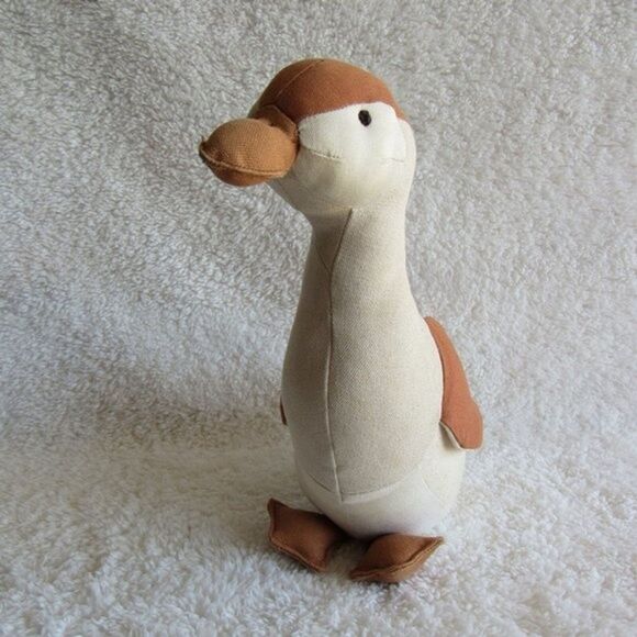 Goose Duck Doorstop Plush Stuffed Animal Vintage Russ Berrie Cottagecore - Picture 3 of 14